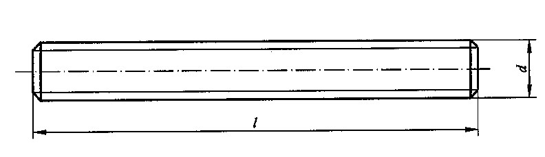 HG20634全螺纹双头螺柱示意图